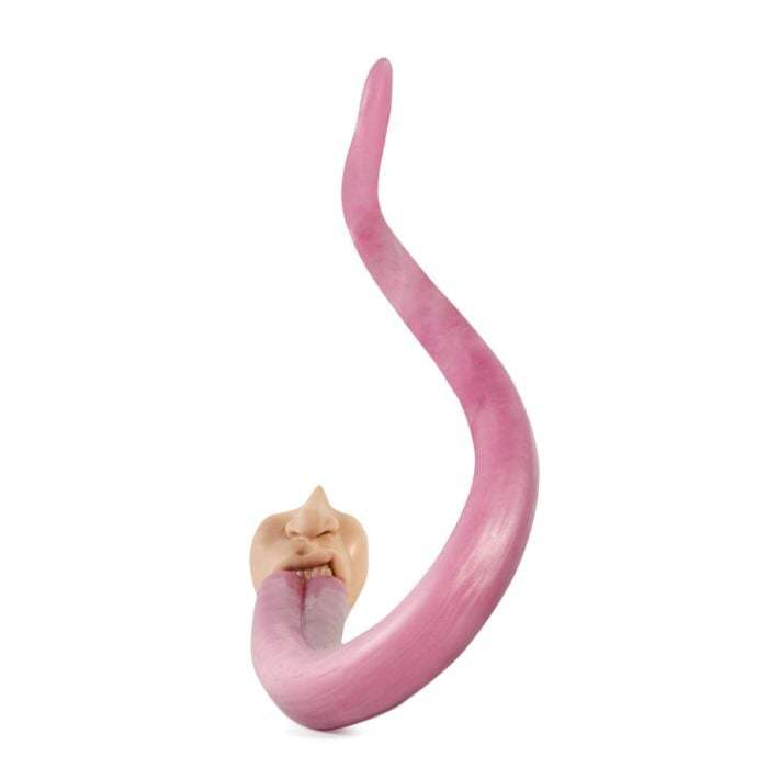 Sinnovator Licker Platinum Silicone Depth Training Dildo 30.7 Inches | UberKinky